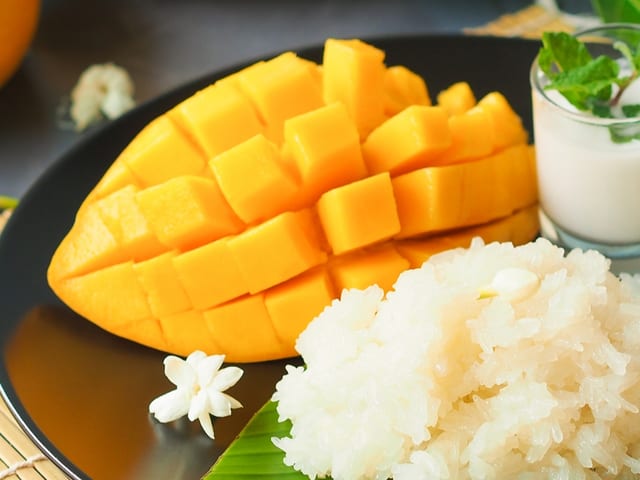 Mango with Sticky Rice.
