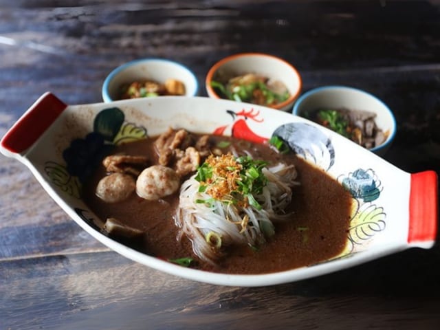 Thai Boat Noodle Soup.