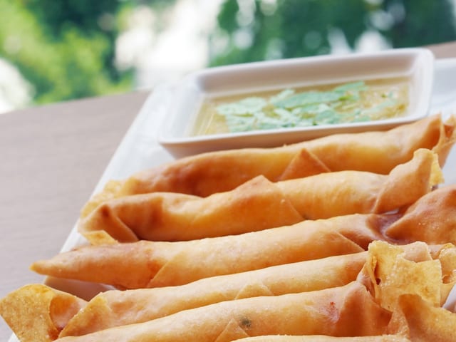 Shrimp Rolls.
