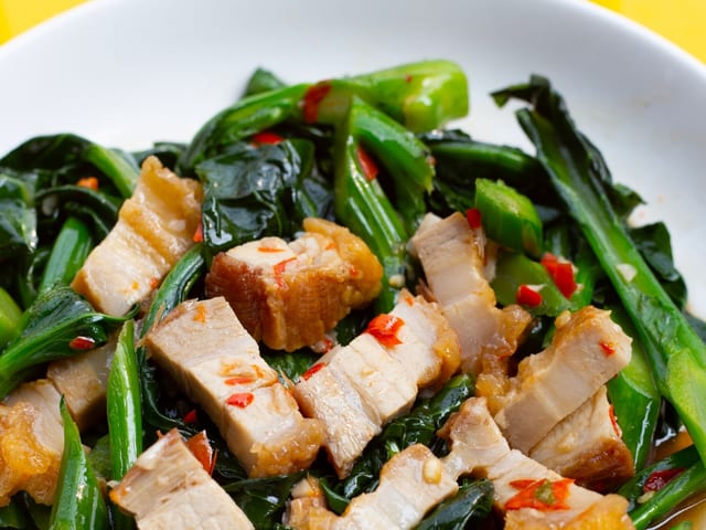 Stir-Fried Chinese Broccoli.